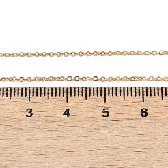 304 Stainless Steel Cable Chain Necklaces&nbsp;NJEW-M151-24G