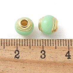 Brass Enamel Beads&nbsp;KK-P294-37G-04