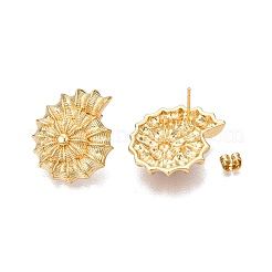 Brass Earring for Women&nbsp;EJEW-M259-01A-G