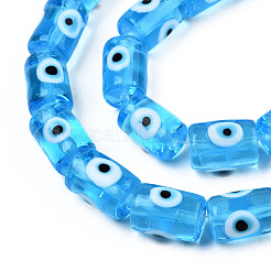 Handmade Evil Eye Lampwork Beads&nbsp;LAMP-N029-013E