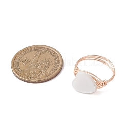 Natural Shell Finger Rings&nbsp;RJEW-TA00227-02