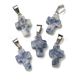 Natural Blue Spot Jasper Pendants&nbsp;G-Z067-04P-08