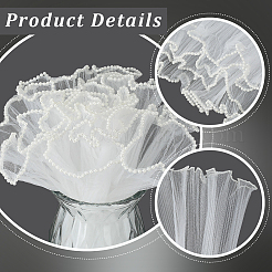 3 Bags 3 Colors Organza Flower Wrapping Bouquet Paper&nbsp;DIY-CY0001-79