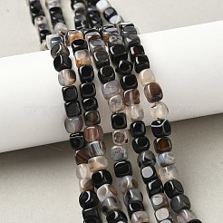 Natural Dragon Veins Agate Beads Strands&nbsp;G-G177-E23-01