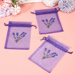20Pcs Polyester Mesh Sachet Packing Drawstring Bgas&nbsp;ABAG-TA0002-20D