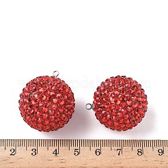 Acrylic with Resin Rhinestone Pendants&nbsp;LS-FIND-Z092-04