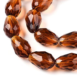 Transparent Glass Beads Strands&nbsp;X-EGLA-N013-T10mm-D20