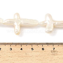 Natural Baroque Keshi Pearl Beads Strands&nbsp;PEAR-B004-06B-01A