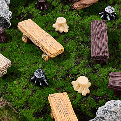 12Pcs 2 Styles Resin Benches&nbsp;DJEW-GF0001-81