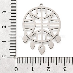 201 Stainless Steel Pendants&nbsp;STAS-S176-02P