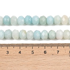 Natural Flower Amazonite Beads Strands&nbsp;G-C259-A26-5x8mm