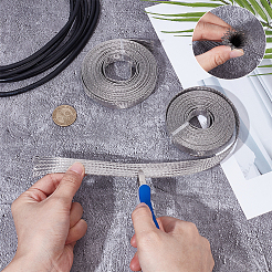 8M 304 Stainless Steel Flat Tinned Braided Wire&nbsp;FIND-UN0010-04