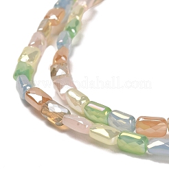 Electroplate Glass Beads Strands&nbsp;EGLA-D030-09