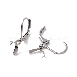 Tarnish Resistant 304 Stainless Steel Leverback Earring Findings&nbsp;STAS-G283-01P