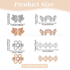 8 Styles Alloy Adjustable Jean Button Pins&nbsp;FIND-HY0004-61