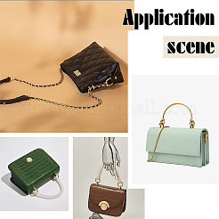24 Sets 3 Colors Aluminum Alloy Bag Hanger D Buckles&nbsp;FIND-WR0003-74