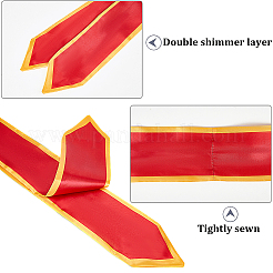 Satin Graduation Stole&nbsp;AJEW-WH20070-003B-04