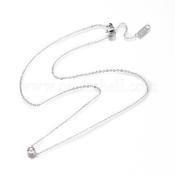 304 Stainless Steel Pendant Necklaces&nbsp;NJEW-I240-23P