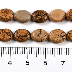 Natural Picture Jasper Beads Strands&nbsp;G-M420-D14-01