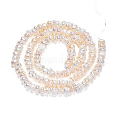 Natural Cultured Freshwater Pearl Beads Strands&nbsp;PEAR-N015-04C