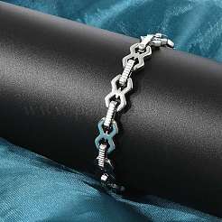 304 Stainless Steel Link Chain Bracelets for Women&nbsp;BJEW-F488-69P