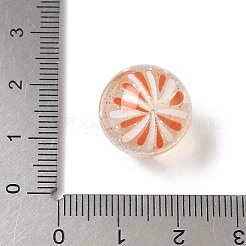 Transparent Resin Enamel Beads&nbsp;RESI-M052-01B