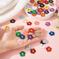 66 Pcs Flower Embroidery Cloth Iron On/Sew On Patches&nbsp;DIY-TA0013-05