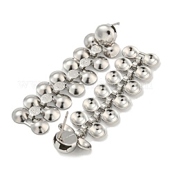 Non-Tarnish 304 Stainless Steel Stud Earrings&nbsp;EJEW-S229-12P