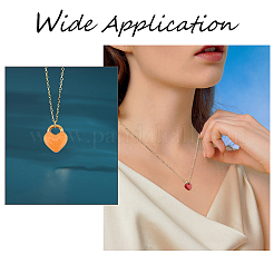 DIY Valentine's Day Themed 304 Stainless Steel Necklaces Making Kits&nbsp;DIY-UN0002-12G
