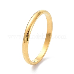 2mm Polished Plain Dome Finger Ring for Girl Women&nbsp;LS-RJEW-C012-05C-G