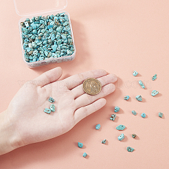 Synthetic Turquoise Chip Bead Strands&nbsp;G-CJ0001-09