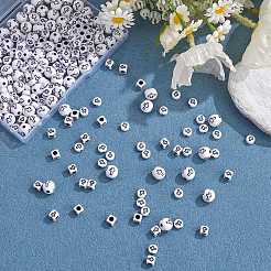 400Pcs 4 Styles Opaque Acrylic Beads&nbsp;SACR-SZ0001-15