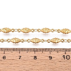 5M 304 Stainless Steel Rhombus Link Chains&nbsp;CHS-T071-52G