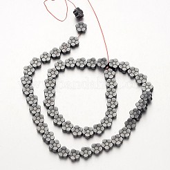 Non-magnetic Synthetic Hematite Beads Strands&nbsp;G-F300-07-09