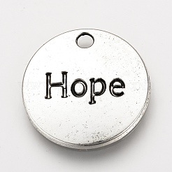 Tibetan Style Alloy Pendants&nbsp;TIBEP-Q078-19AS-RS
