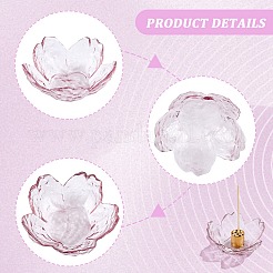 Sakura Glass Dipping Dish&nbsp;AJEW-CN0004-76B