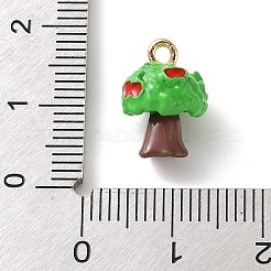 Alloy Enamel Pendants&nbsp;LS-AL-CBA02ED-03G-A