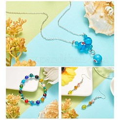 Handmade Lampwork Beads Strands&nbsp;LAMP-SZ0001-74C