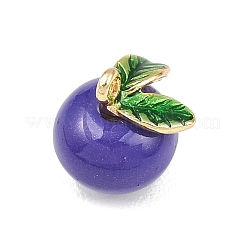 Fruit Alloy Enamel Charms&nbsp;ENAM-P264-02B-G
