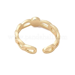 Brass Cuff Cup Peg Ring Settings&nbsp;KK-A244-02B-G