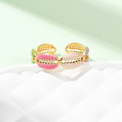 304 Stainless Steel Cuff Rings for Women&nbsp;LS-RJEW-D334-02B-G