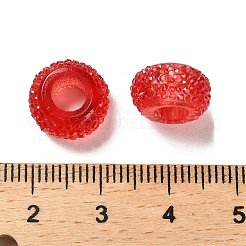 Transparent Resin European Beads&nbsp;RESI-B020-03B