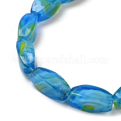 Handmade Milleflori Glass Beads Strands&nbsp;X-EGLA-P053-04A-01