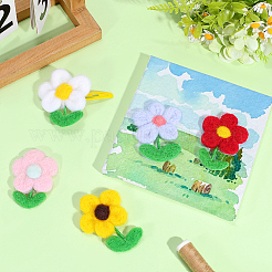 5Pcs 5 Colors Handmade Wool Felt Ornament&nbsp;DIY-PH0034-68