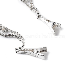 Alloy Rhinestone Hair Chain&nbsp;LS-OHAR-M044-02A-S