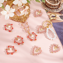 8Pcs 2 Styles Alloy Pendants&nbsp;PALLOY-GO00027