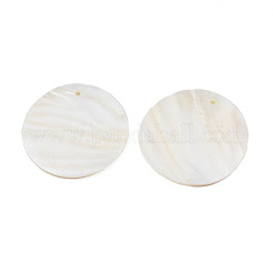 Natural Freshwater Shell Pendants&nbsp;SHEL-N026-178