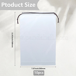 10Pcs PE Velvet Drawstring Storage Bags&nbsp;ABAG-SP0001-34A
