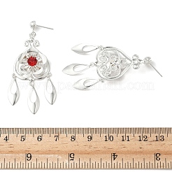 Electroplated Brass Chandelier Earrings&nbsp;EJEW-Z129-05S