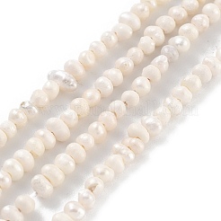 Natural Cultured Freshwater Pearl Beads Strands&nbsp;PEAR-C003-04A